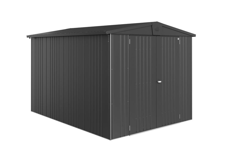 Biohort Europa 6 Metalen Berging Donkergrijs Metallic Foto van Biohort Europa 6 Metalen Berging Donkergrijs Metallic