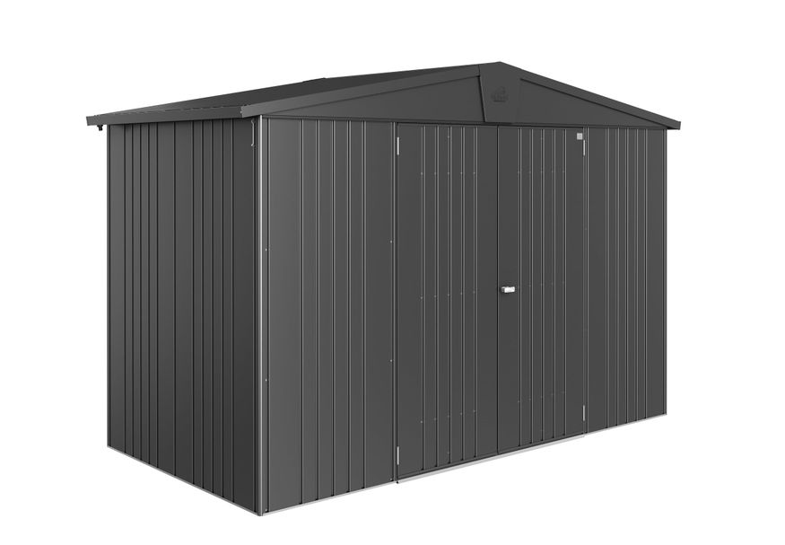 Biohort Europa 4A metalen berging donkergrijs metallic Foto van Biohort Europa 4A metalen berging donkergrijs metallic