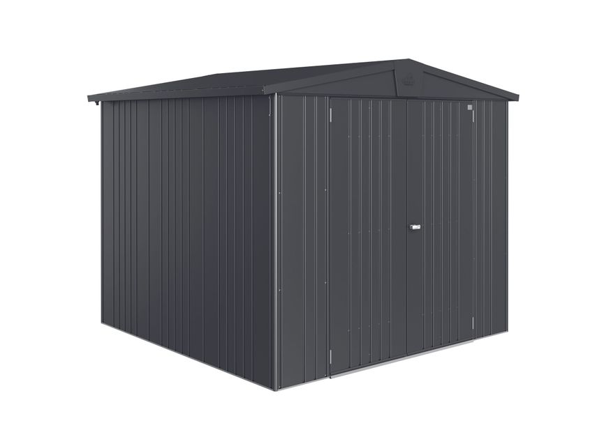 Biohort Europa 4 Metalen Berging Donkergrijs Metallic Foto van Biohort Europa 4 Metalen Berging Donkergrijs Metallic