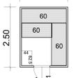 Foto van Azalp Massieve sauna Eva 200x250 cm, 45 mm