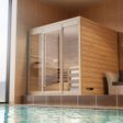 Foto van Azalp Massieve sauna Eva Optic 180x240 cm, 45 mm