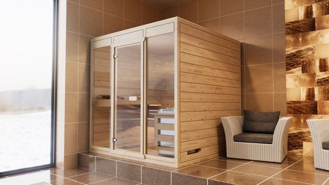 Foto der Azalp Massive Sauna Eva Optic