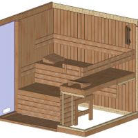 Foto van Azalp Facet elementsauna
