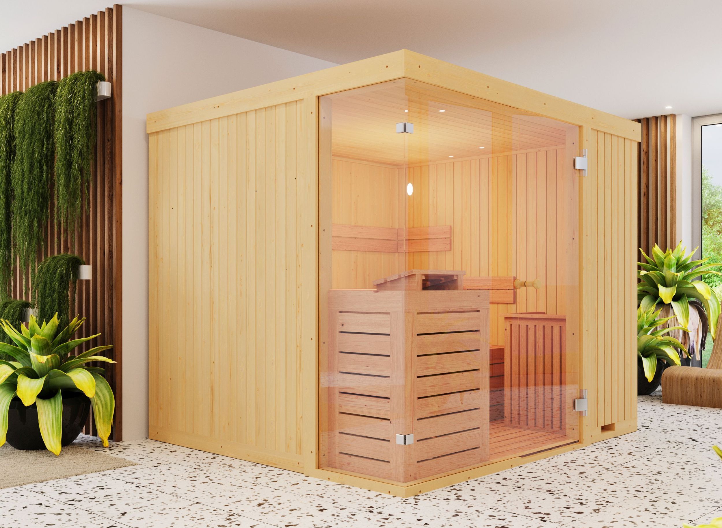 Foto van Azalp Facet elementsauna