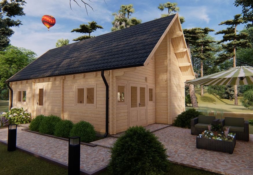 Grunland Chalet Felix 600 x 1000 cm Foto van Grunland Chalet Felix 600 x 1000 cm