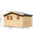 Foto von Karibu Felsenau 5 Gartenhaus (64292)