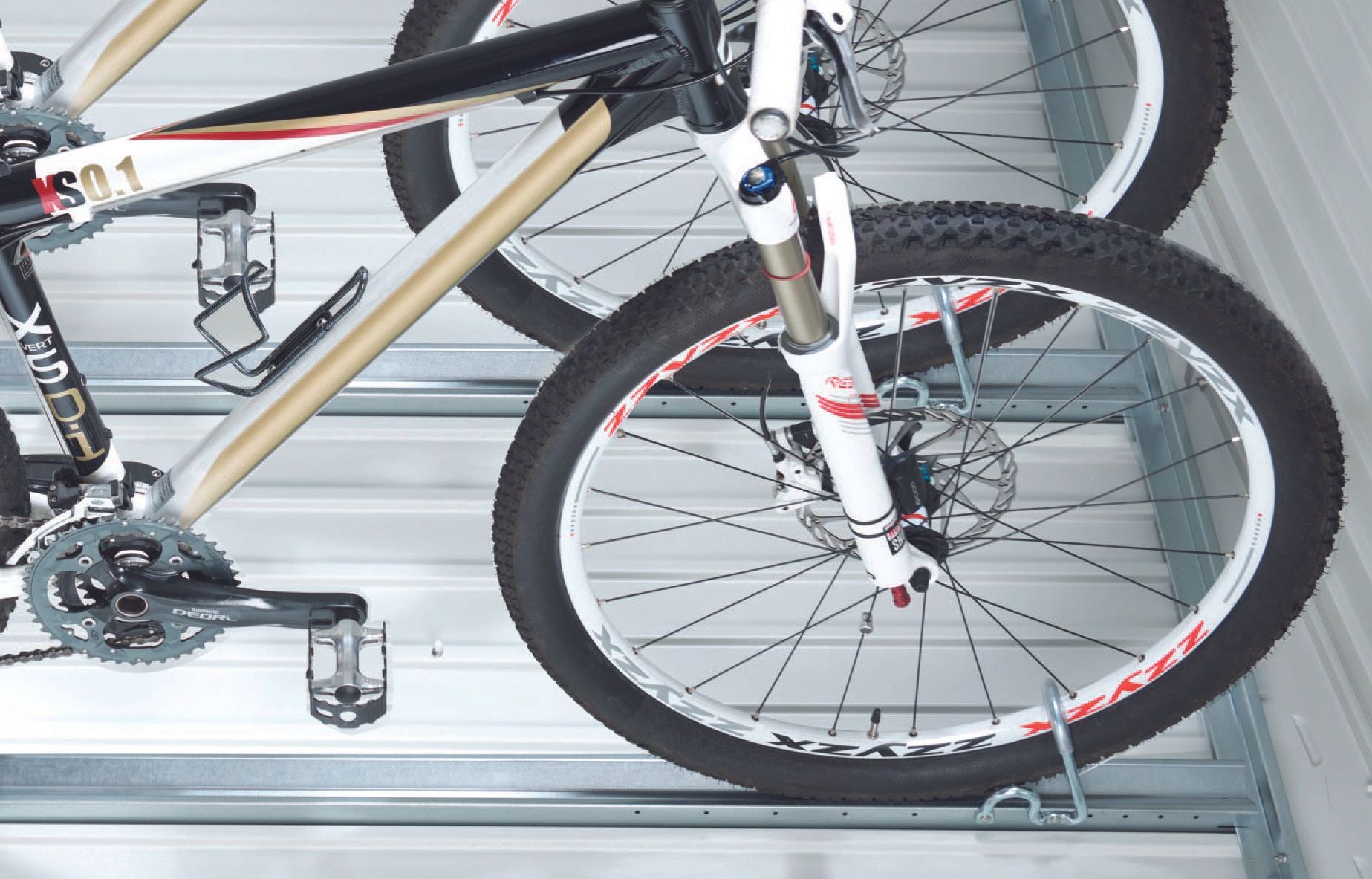 Foto van Biohort Fietshouder BikeMax voor 2 fietsen