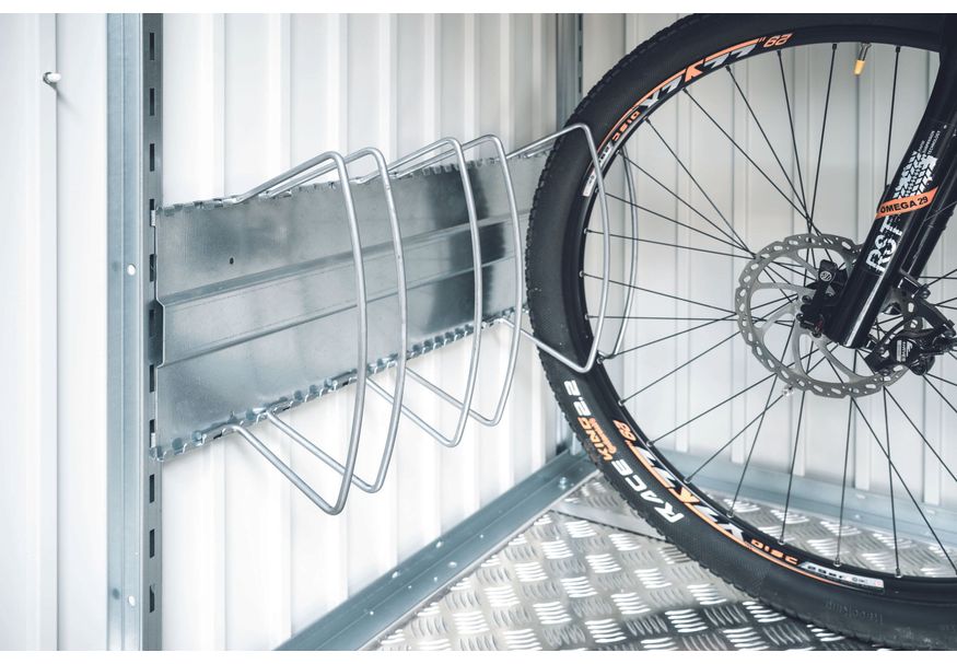 Foto van Biohort Fietsenhouder bikeHolder voor de bergingen en Highboard, Set voor 3 fietsen