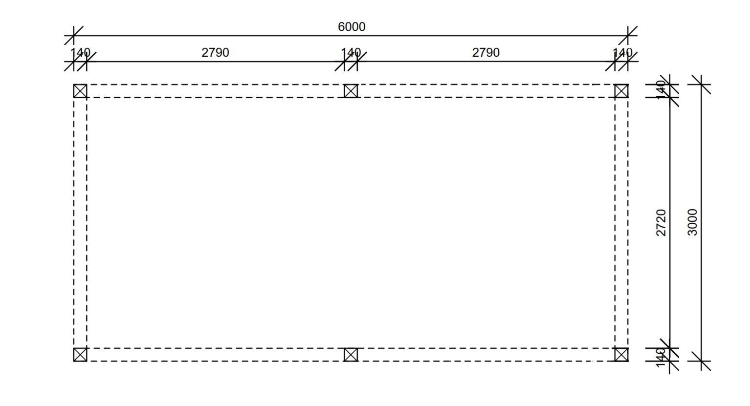 Foto von Kirk and Michaels Douglasien Überdachung Geta Slim 600x300 - 14x14