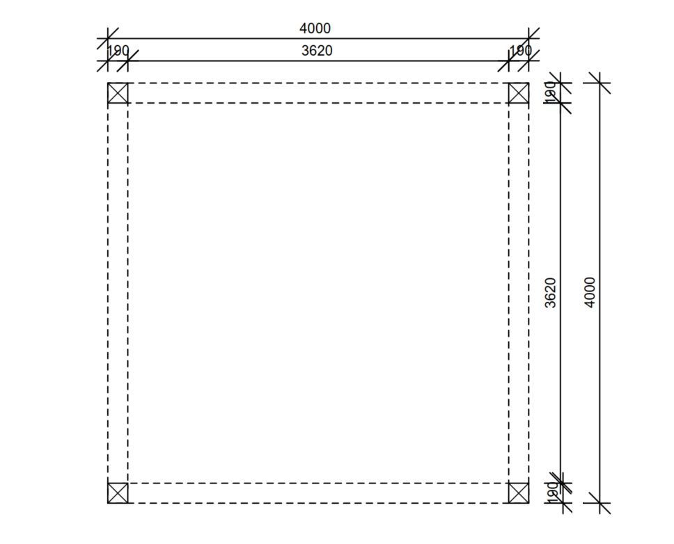Foto von Kirk and Michaels Douglasien Überdachung Geta 400x400 - 19x19