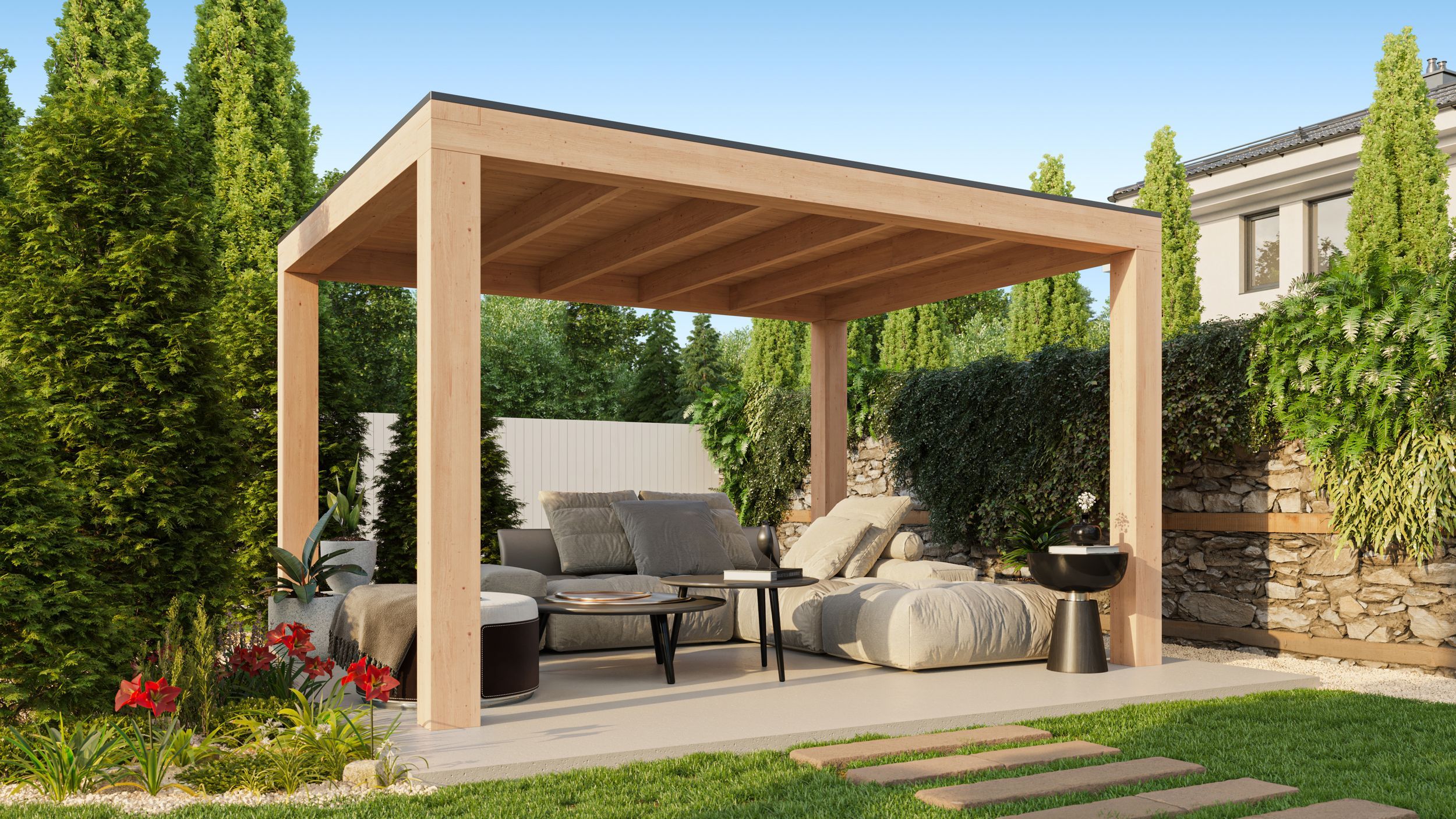 Foto van Kirk and Michaels Douglas overkapping Geta 400x400 - 19x19