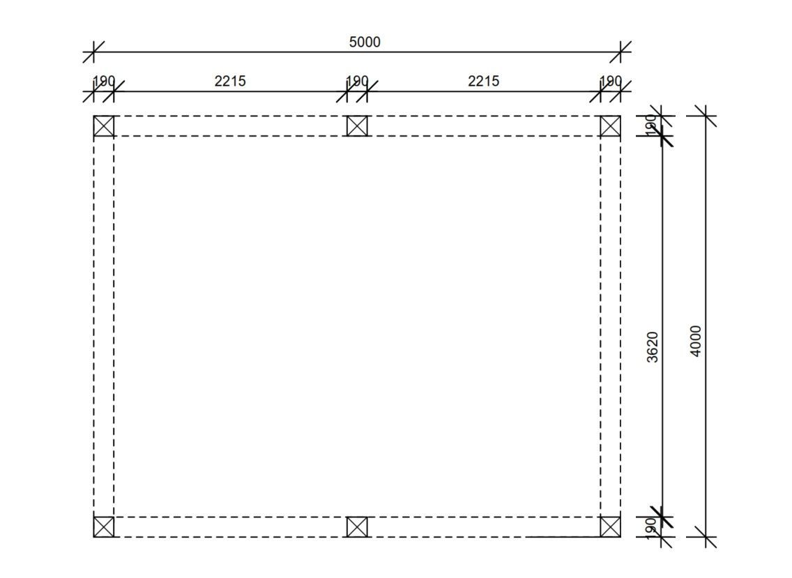 Foto von Kirk and Michaels Douglasien Überdachung Geta 500x400 - 19x19