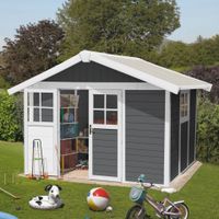 Foto der Grosfillex 23007276 DECO H7.5 - Kunststoff Gartenhaus grau