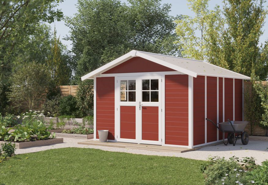 Grosfillex 23011242 DECO H11 rot-grau Foto von Grosfillex 23011242 DECO H11 rot-grau