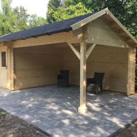 Foto van Azalp blokhut met veranda Ghita
