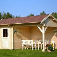 Foto der Azalp Gartenhaus mit Lounge Ghita