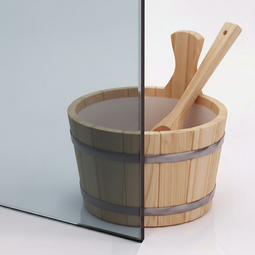 Foto van Meerprijs grijs glas ipv helder glas