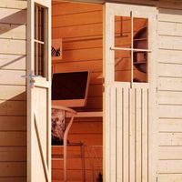 Foto der Karibu 57743 Gartenhaus Glücksburg 4
