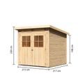 Foto von Karibu Glücksburg 3 Gartenhaus (57734)