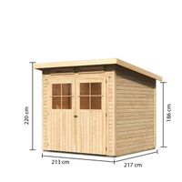 Foto van Karibu 57734 tuinhuis Glücksburg 3