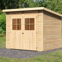 Foto der Karibu 57743 Gartenhaus Glücksburg 4