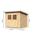 Foto von Karibu Glücksburg 4 Gartenhaus (57743)