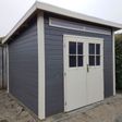 Foto von Karibu Glücksburg 2 Gartenhaus - Terragrau (68190)