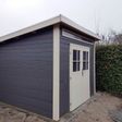 Foto von Karibu Glücksburg 2 Gartenhaus - Terragrau (68190)