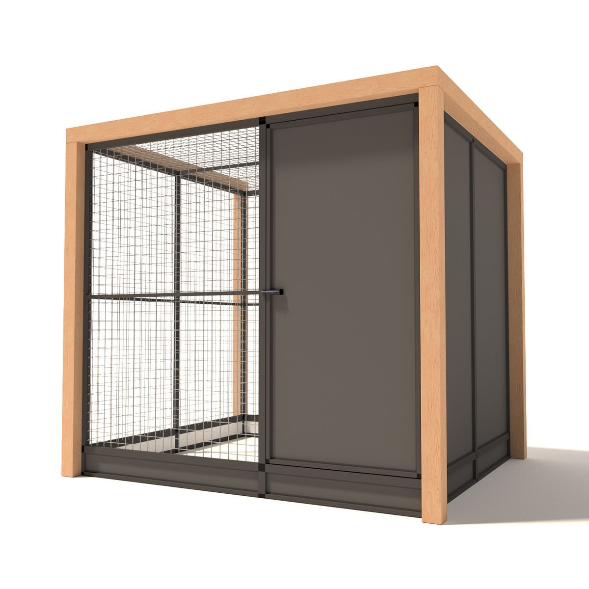 Foto van Glorenza aluminium kippenren Alfred met sluis