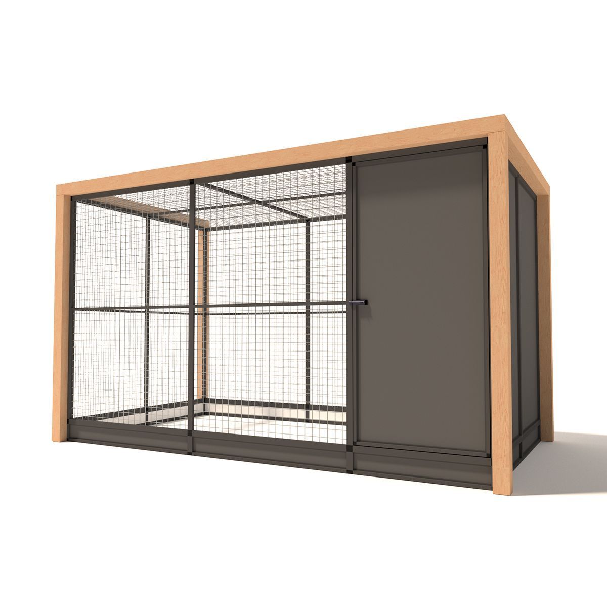 Foto van Glorenza aluminium kippenren Alfred met sluis