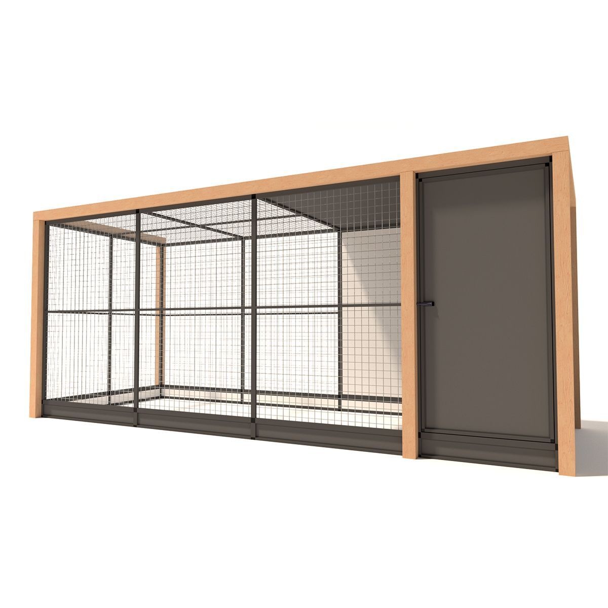 Foto van Glorenza aluminium kippenren Alfred met sluis