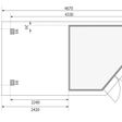 Foto von Karibu Goldendorf 3 Gartenhaus mit Anbaudach 240 cm - Seite und Rückwand - Terragrau (78245)