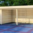 Foto van Graed tuinhuis met overkapping Bremen 700x300 cm