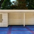 Foto van Graed tuinhuis met overkapping Bremen 700x300 cm