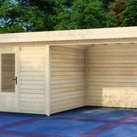 Foto van Graed tuinhuis met overkapping Keulen