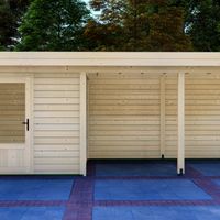 Foto van Graed tuinhuis met overkapping Keulen