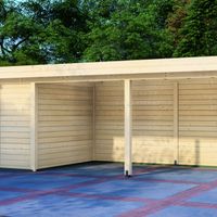 Foto van Graed tuinhuis met overkapping Keulen