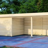 Foto van Graed tuinhuis met overkapping Hamburg