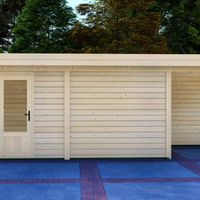 Foto van Graed tuinhuis met overkapping Berlijn