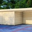 Foto von Graed Gartenhaus mit Terrasse Berlin 800x300 cm