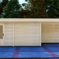 Foto van Graed tuinhuis met overkapping Berlijn
