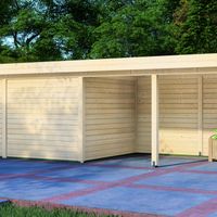 Foto van Graed tuinhuis met overkapping Berlijn