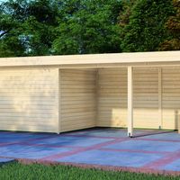 Foto van Graed tuinhuis met overkapping Berlijn