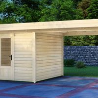 Foto van Graed tuinhuis met overkapping Keulen