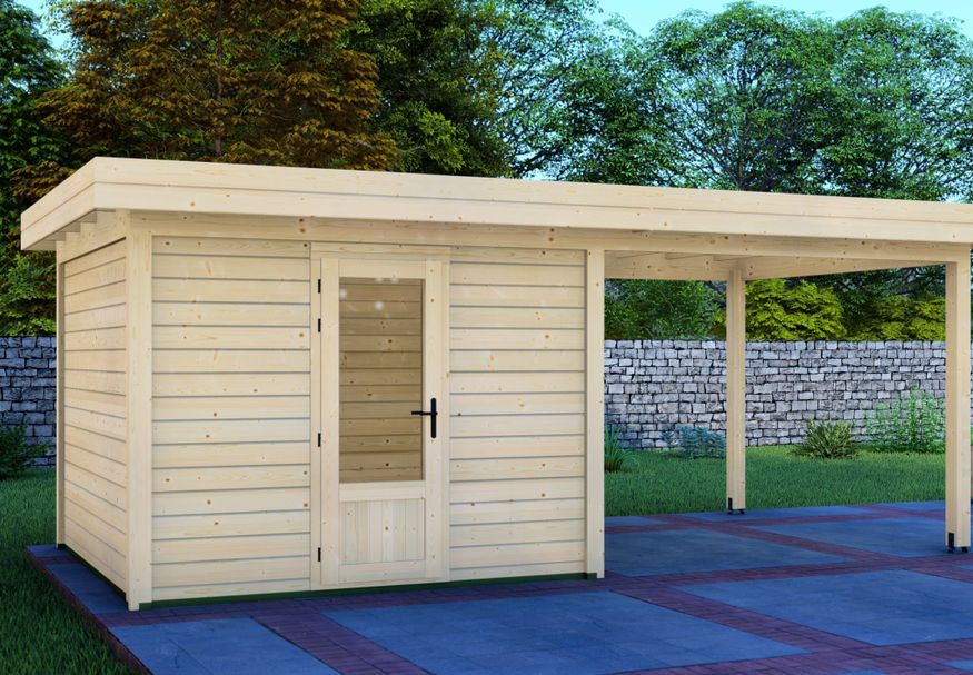 Foto von Graed Gartenhaus mit Terrasse Köln 600x300 cm