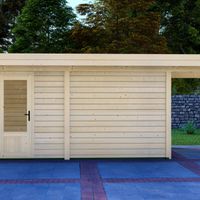 Foto van Graed tuinhuis met overkapping Berlijn