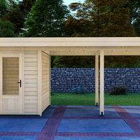 Foto van Graed tuinhuis met overkapping Bremen