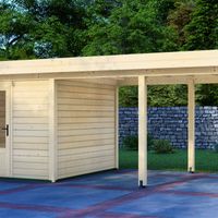 Foto van Graed tuinhuis met overkapping Keulen