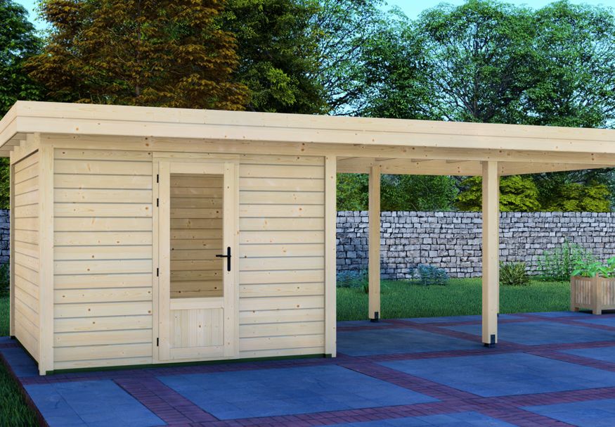 Graed Gartenhaus mit Terrasse Köln 700x300 cm Foto von Graed Gartenhaus mit Terrasse Köln 700x300 cm