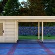 Foto von Graed Gartenhaus mit Terrasse Köln 800x300 cm